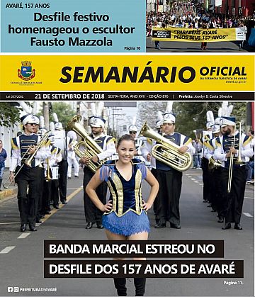 Semanário Oficial - Ed. 876