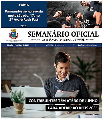 Semanário Oficial - Ed. 1203