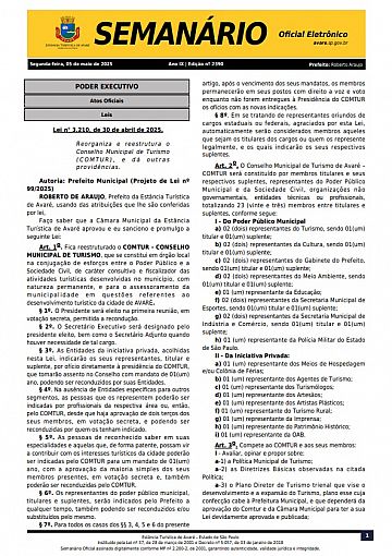 Semanário Oficial - Ed. 2390