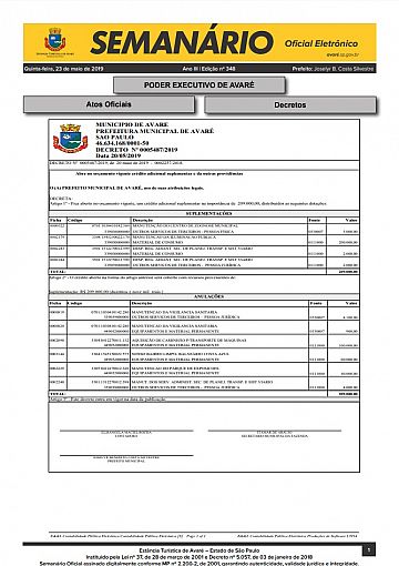 Semanário Oficial - Ed. 348