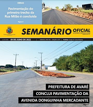 Semanário Oficial - Ed. 1073