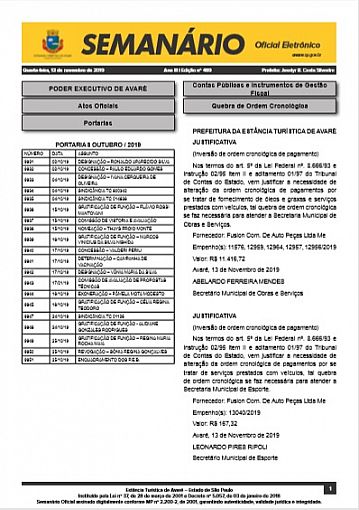 Semanário Oficial - Ed. 489