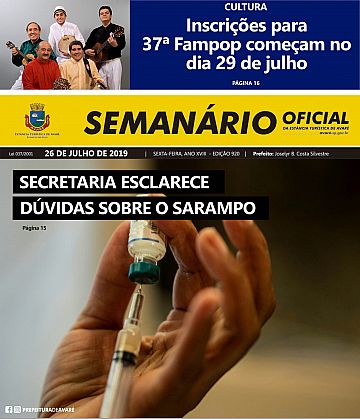 Semanário Oficial - Ed. 920