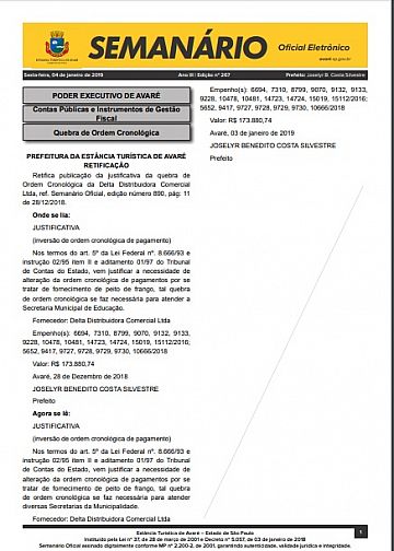 Semanário Oficial - Ed. 267