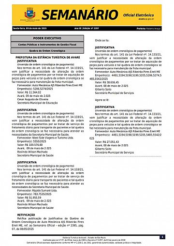 Semanário Oficial - Ed. 2397