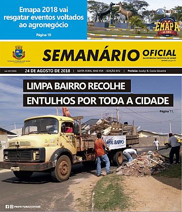 Semanário Oficial - Ed. 872