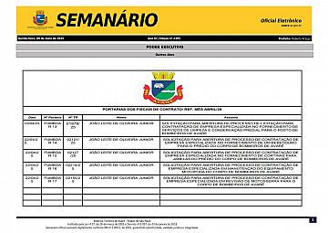 Semanário Oficial - Ed. 2395