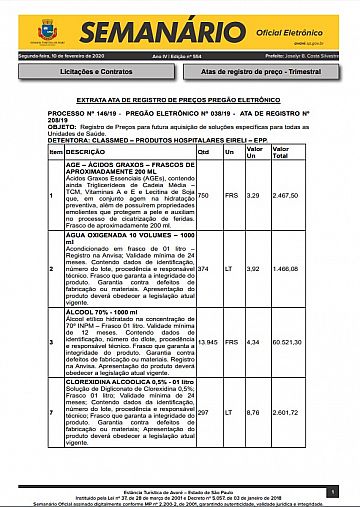 Semanário Oficial - Ed. 554