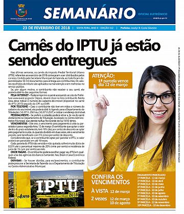 Semanário Oficial - Ed. 112