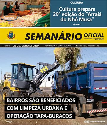 Semanário Oficial - Ed. 915