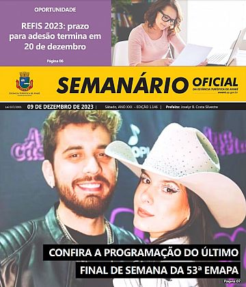 Semanário Oficial - Ed. 1146