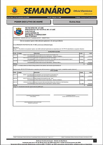 Semanário Oficial - Ed. 448