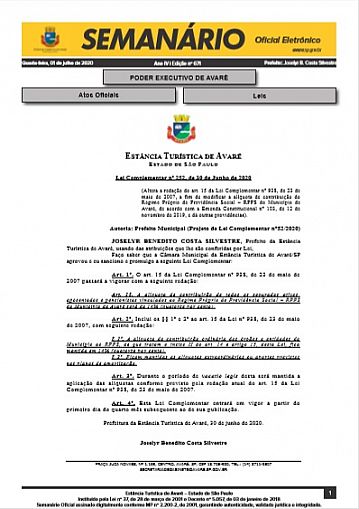 Semanário Oficial - Ed. 671