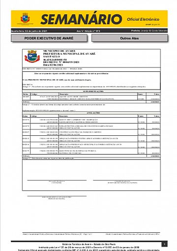 Semanário Oficial - Ed. 973