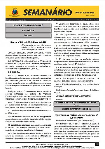 Semanário Oficial - Ed. 902