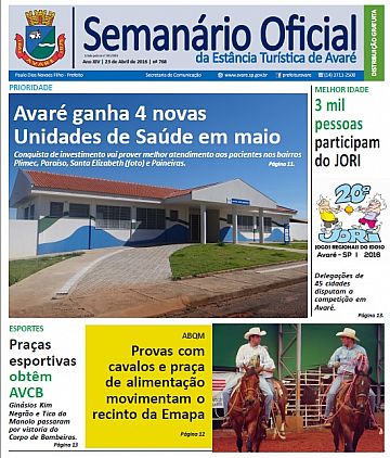 Semanário Oficial - Ed. 768
