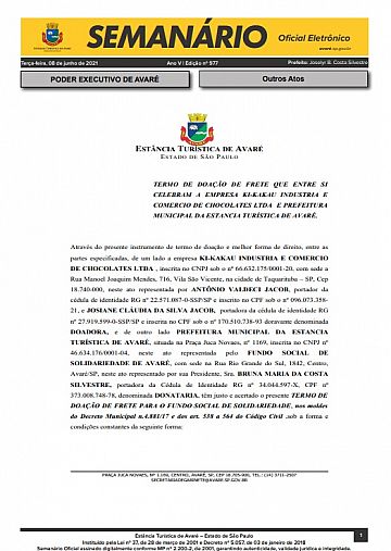 Semanário Oficial - Ed. 977