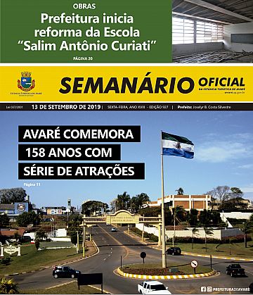 Semanário Oficial - Ed. 927