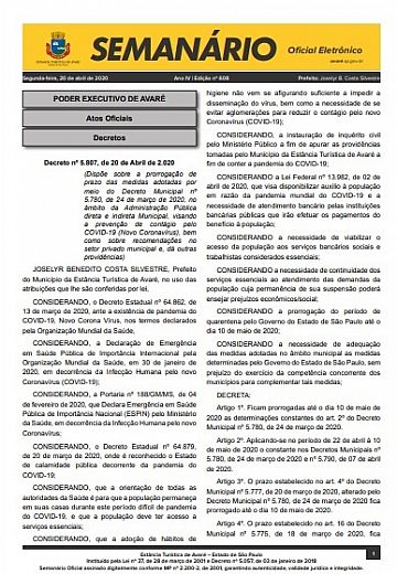Semanário Oficial - Ed. 608