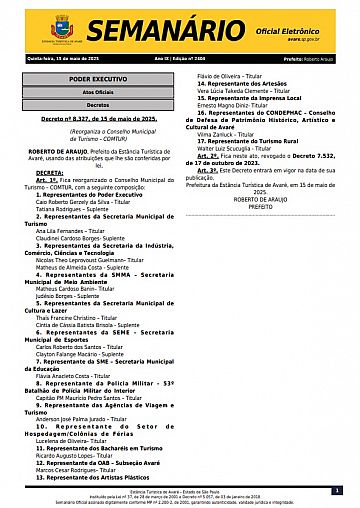 Semanário Oficial - Ed. 2404