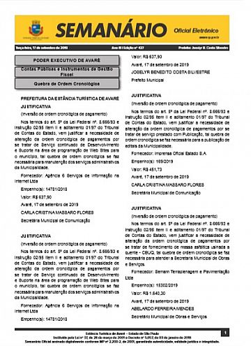 Semanário Oficial - Ed. 437