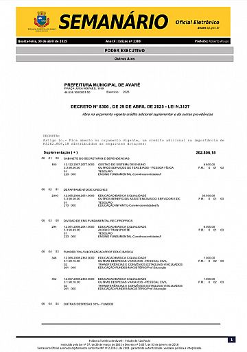 Semanário Oficial - Ed. 2388