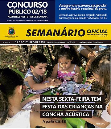 Semanário Oficial - Ed. 879