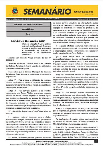 Semanário Oficial - Ed. 1140