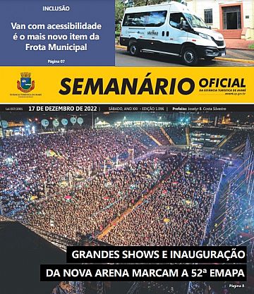 Semanário Oficial - Ed. 1096