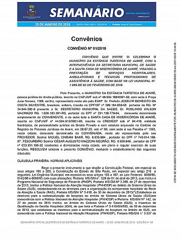 Semanário Oficial - Ed. 96